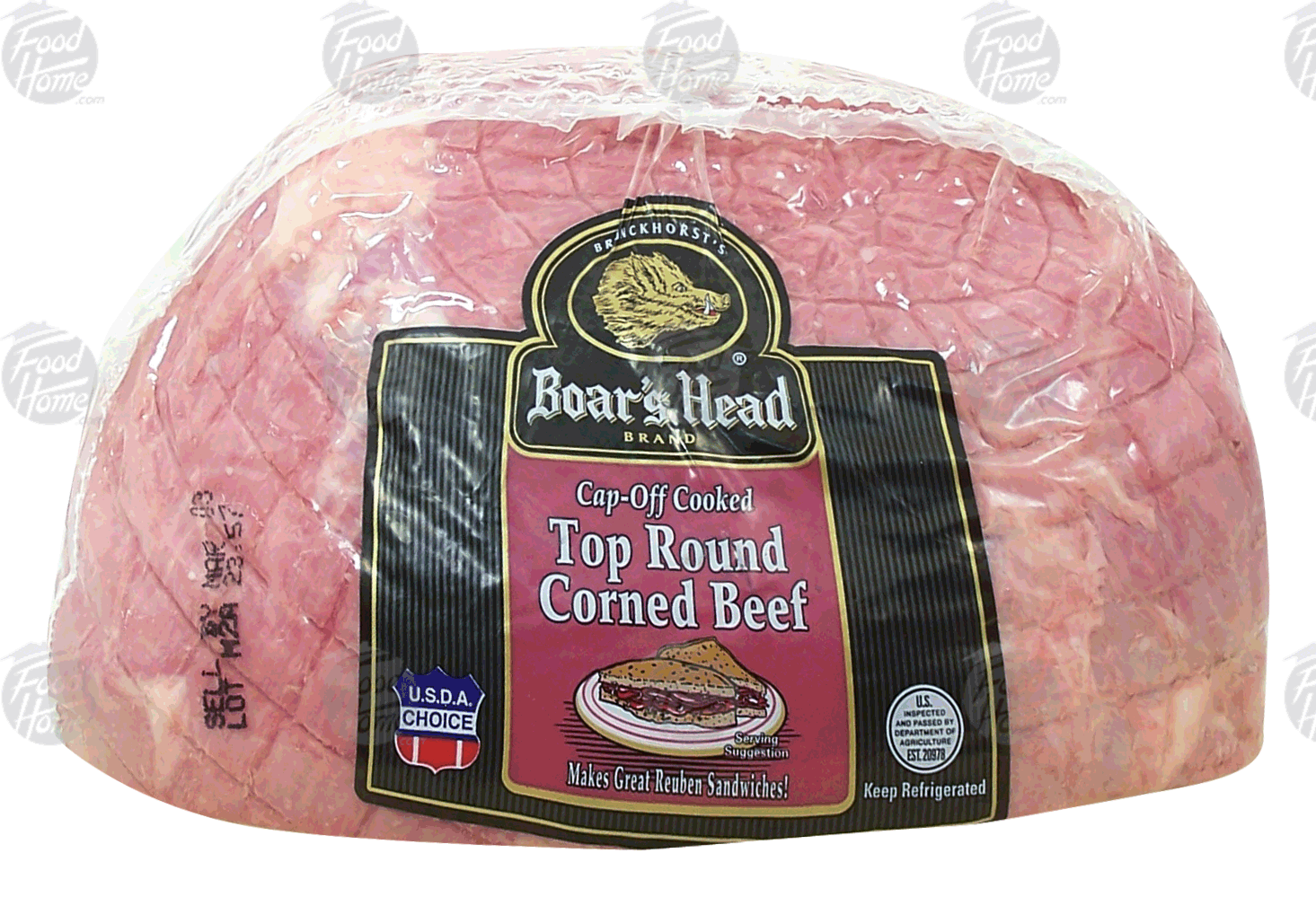 Boar's Head Brunckhorst's top round corned beef, cap-off cooked Full-Size Picture